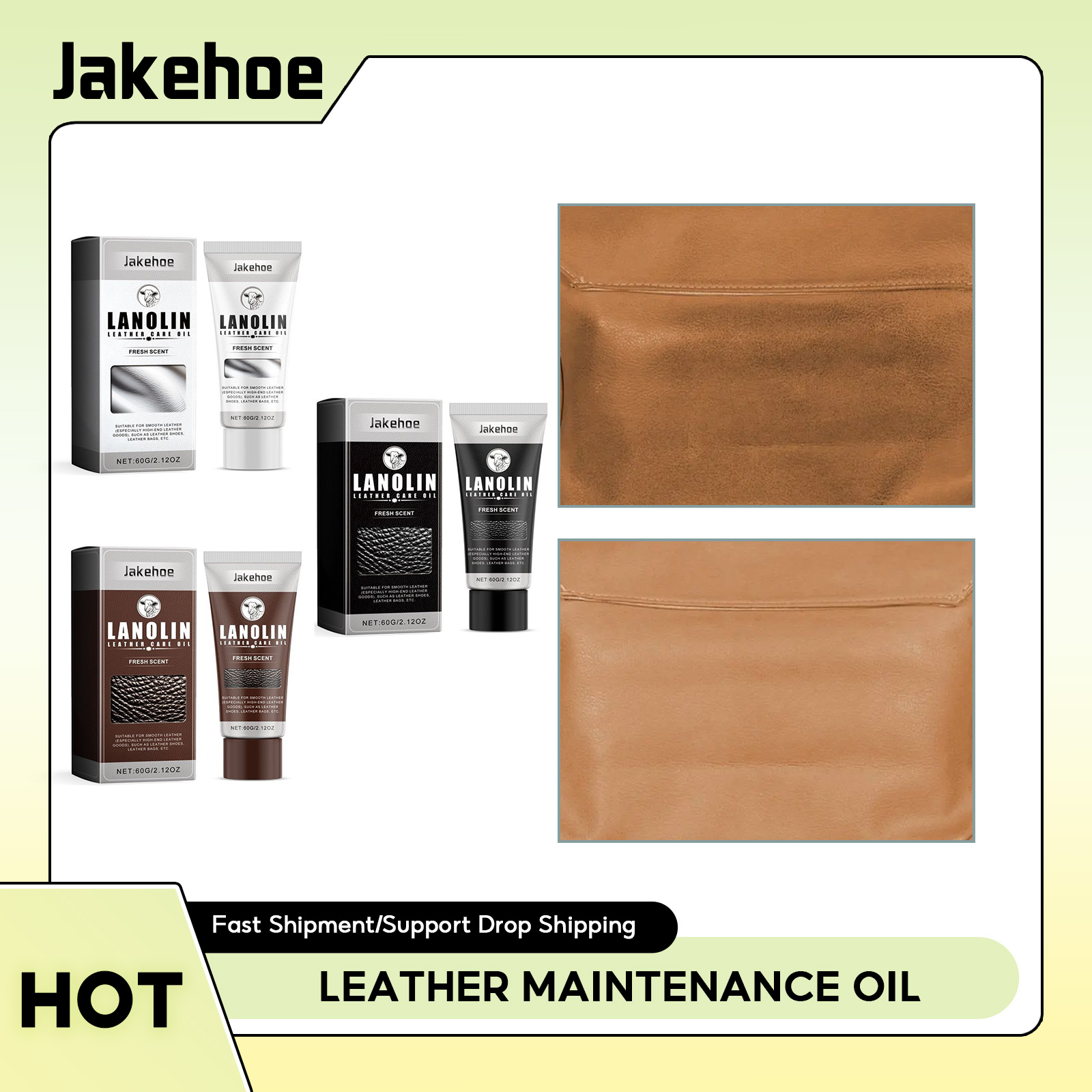 Leather Shoe Polish - Huile d'entretien du cuir pour chaussures,