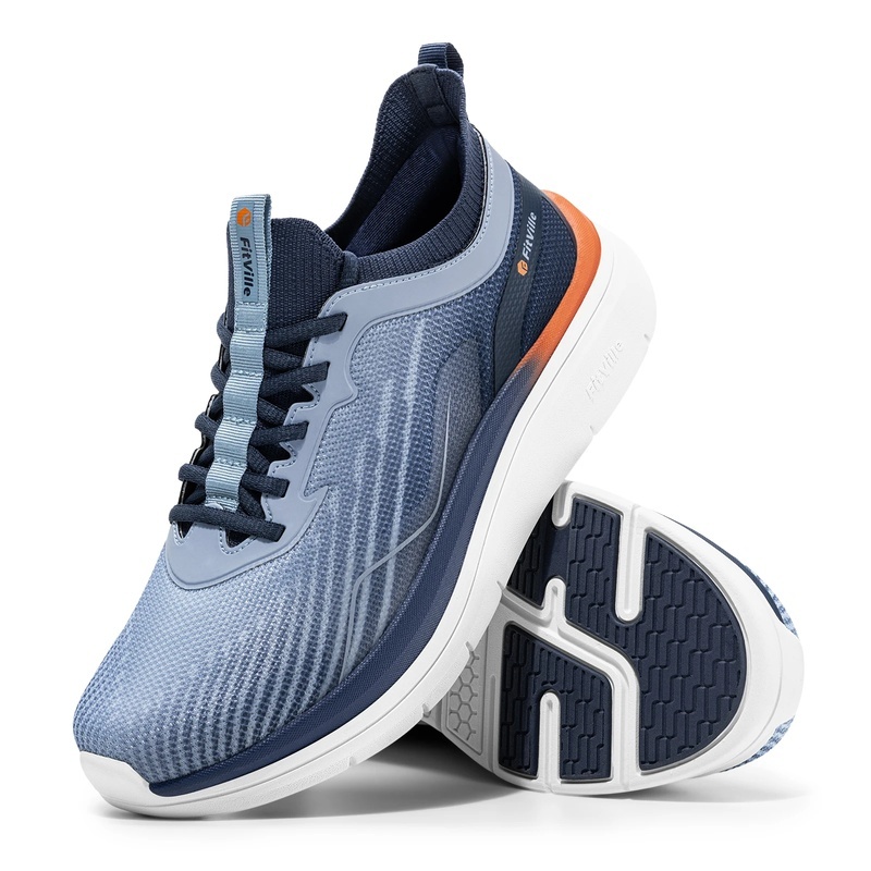 Sneaker Box - FitVille Chaussures de marche pour hommes,