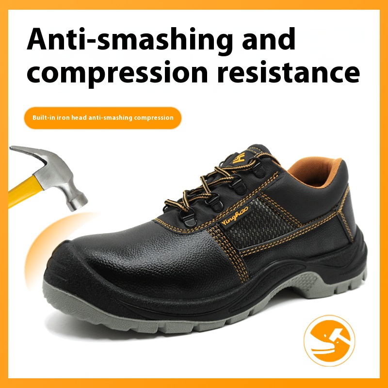 Leather Shoe Polish - Chaussures de Protection du travail Anti-écrasement