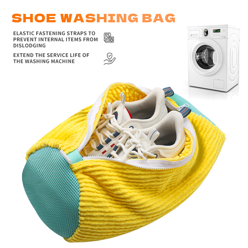 Shoe Cleaning Brush - Sac de lavage pour chaussures, avec