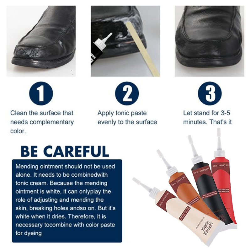 Pâte de réparation du cuir pou - Leather Shoe Polish avis et prix