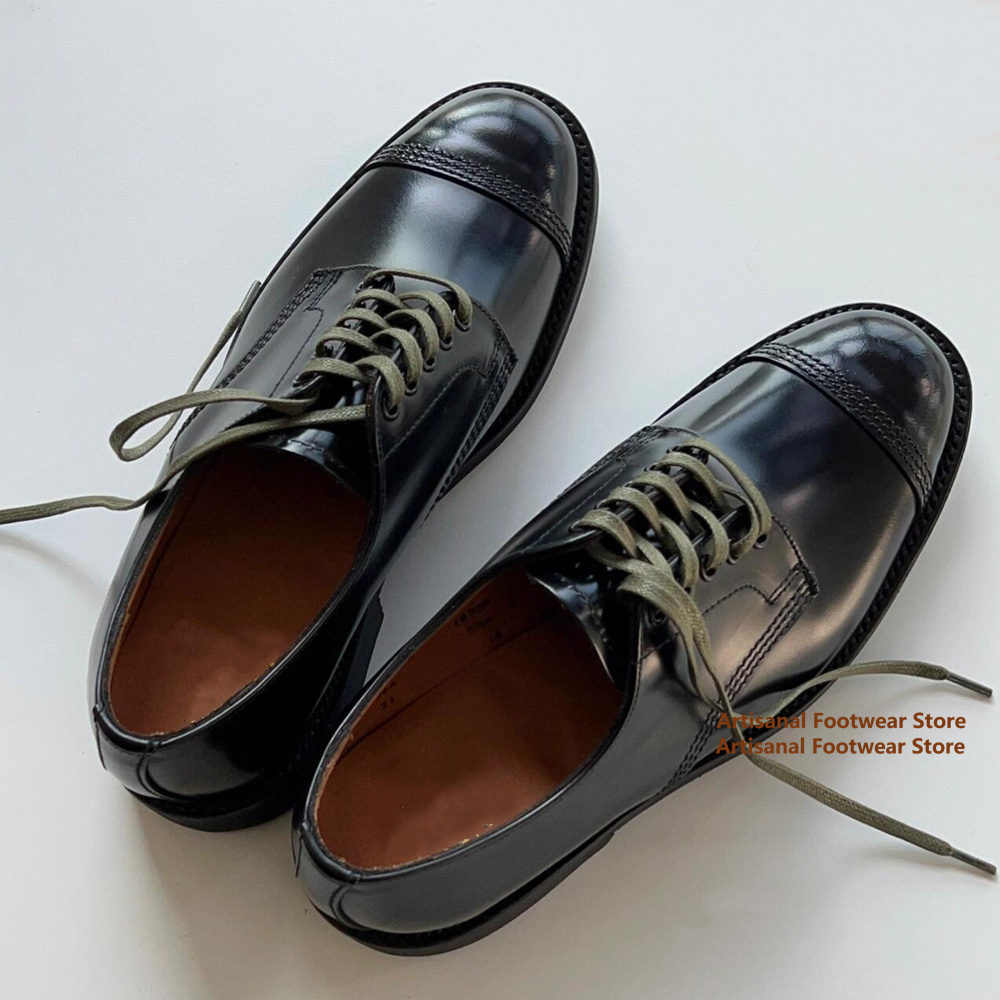 Chaussures Oxford en cuir noir - Leather Shoe Polish avis et prix