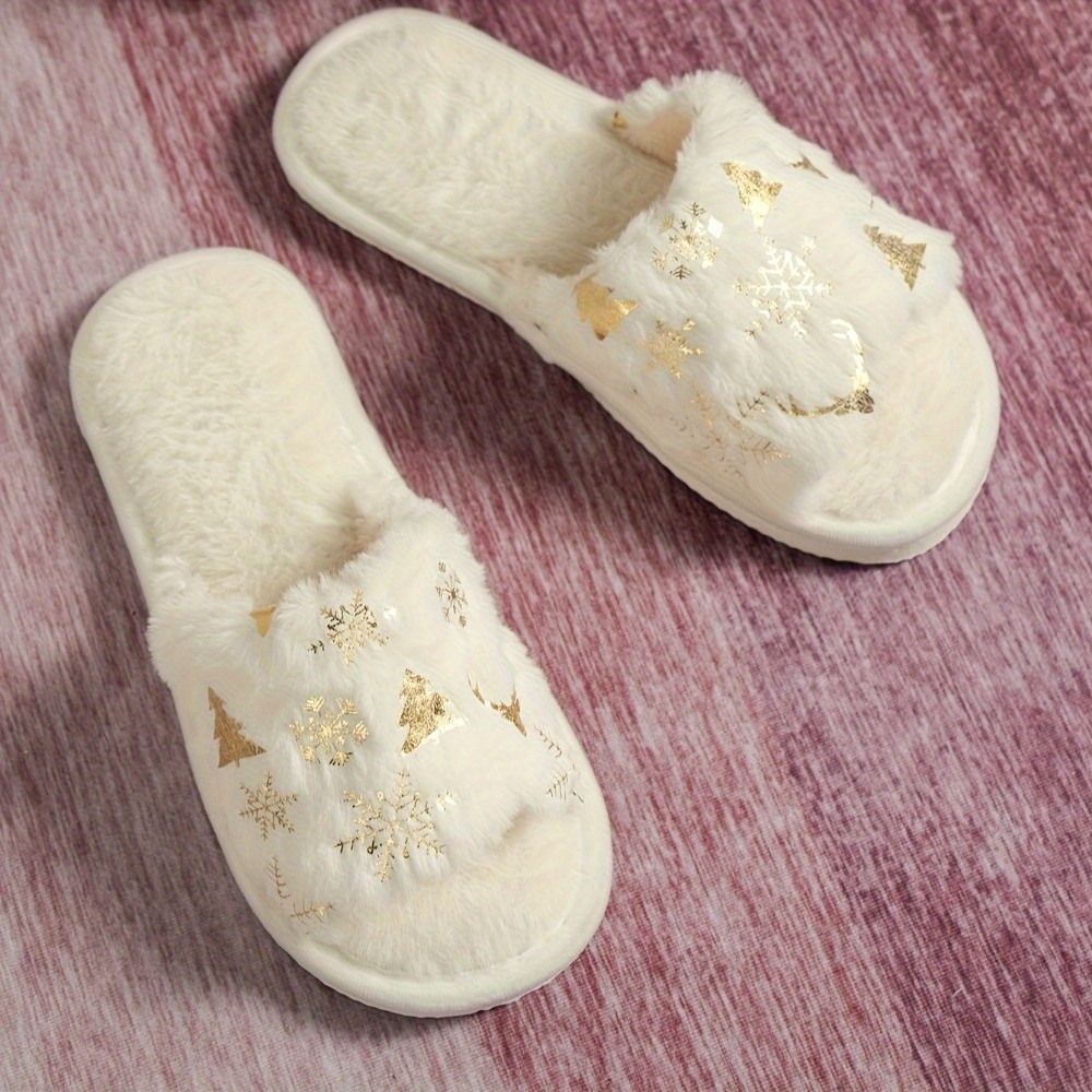 Pantoufles de Noël à bout ouve - Shoe Tree avis et prix