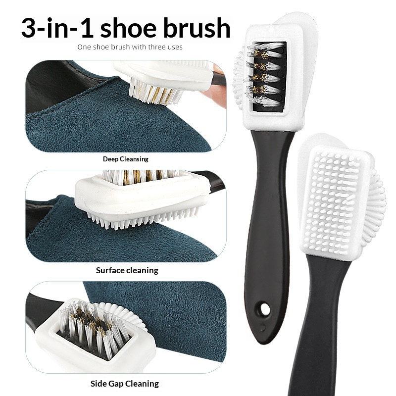 1/2 pièces Brosse à chaussures - Shoe Cleaning Brush avis et prix
