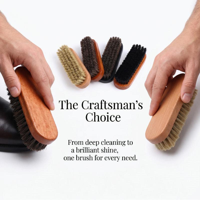 Brosse à chaussures en bois av - Shoe Cleaning Brush avis et prix